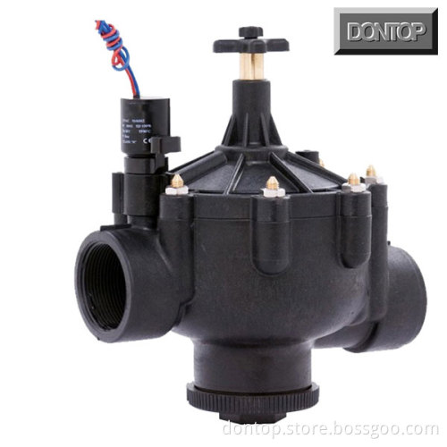 Water Solenoid Valve with Flow Control & Manual Set